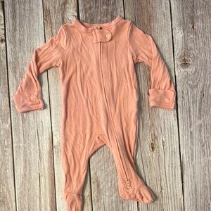 Cloud Island Pink Footies One Piece